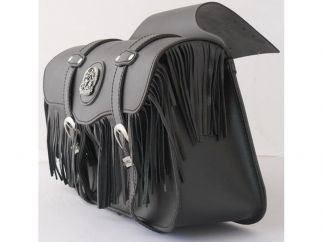 Custom motorcycle saddlebags KENTUCKY fringed