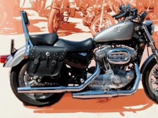Borse laterali Harley Davidson Sportster modello APACHE Classiche