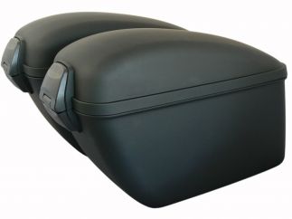 Rigid saddlebag SILVER model by pair.