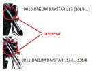 Parabrisas modelo BATWING para Daelim Daystar 125
