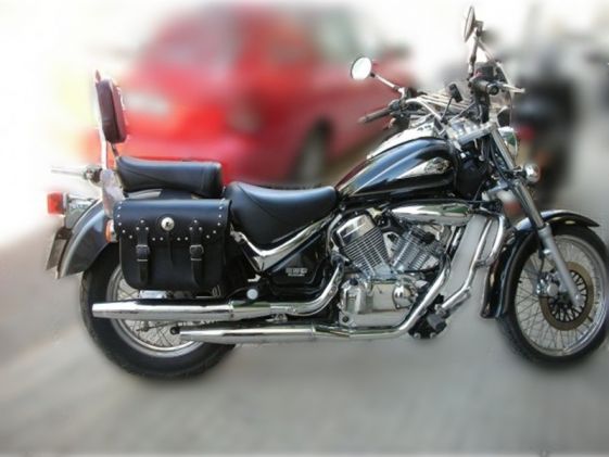 Saddlebags Suzuki Intruder 250 RIFLE Classic model