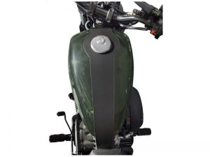 Leather tank cover Hyosung Aquila GV 125 / 300 S Bobber