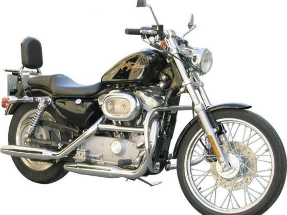 Satin Black GUAIMI Skid Plate Engine Guard Cover for Harley Davidson Sportster Models 