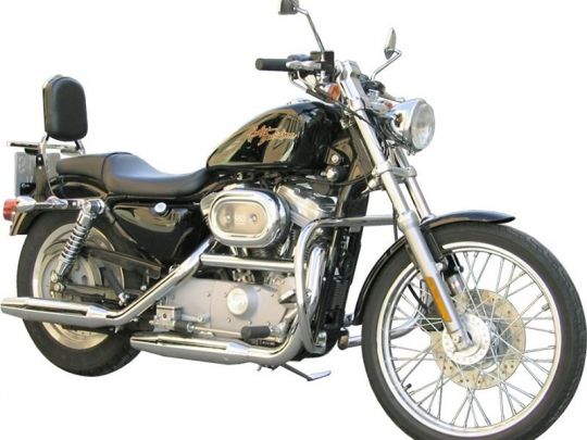Harley Davidson Sportster Packtaschenbügel verchromt 