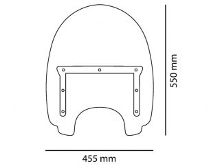 Windshield for Triumph - Highway model