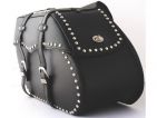 Custom motorcycle saddlebags TEXAS studded
