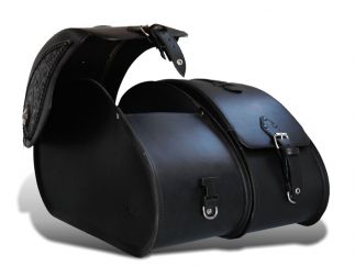 Custom motorcycle saddlebags NAPOLEON Gotikas model