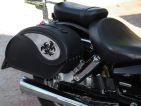 Saddlebags Custom motorcycle VENDETTA Tribal model
