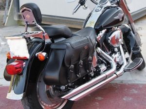 Alforjas Harley Davidson Fat Boy IKARO Gotikas
