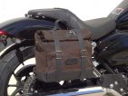 Saddlebags Vintage Model Sailcloth and Leather