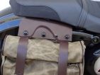 Saddlebags Vintage Model Sailcloth and Leather