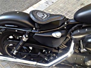 Sedile in pelle per moto custom