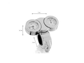 Clock+Thermometer for handlebar