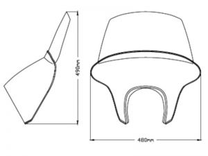 BATWING SML para Honda Rebel CMX 1100