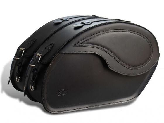 Saddlebags VENDETTA Basic model Honda Rebel CMX 1100 - Leather saddlebags