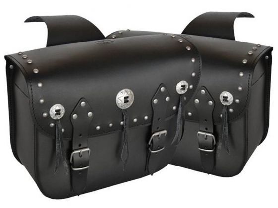 Custom motorcycle saddlebags RIFLE Clásicas model