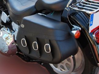 Custom motorcycle saddlebags PIZARRO Básicas model