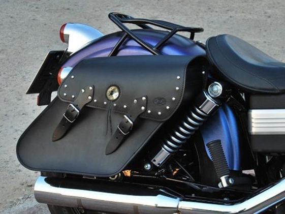 Alforjas moto custom GORUM Clásicas - Alforjas de piel