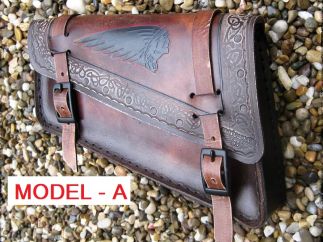 INDIAN Mini Leather Saddlebag - 2