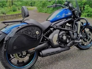 Saddlebags custom motorcycle VENDETTA Gotika model