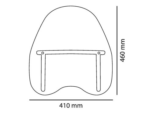 Parabrezza per Yamaha - modello Custom 1